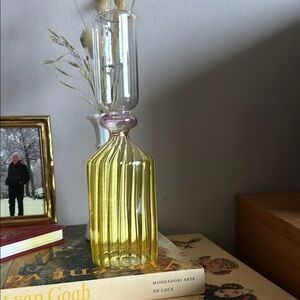 New in box glass blown candle holder Anthropologie